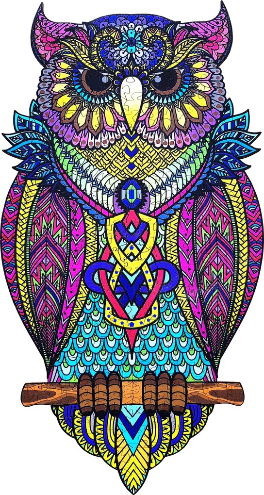 Fa Puzzle felnőtteknek XXL Prémium Bagoly