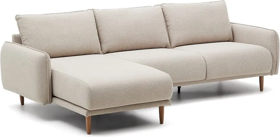 Bézs sarokkanapé (variálható) Carlota – Kave Home