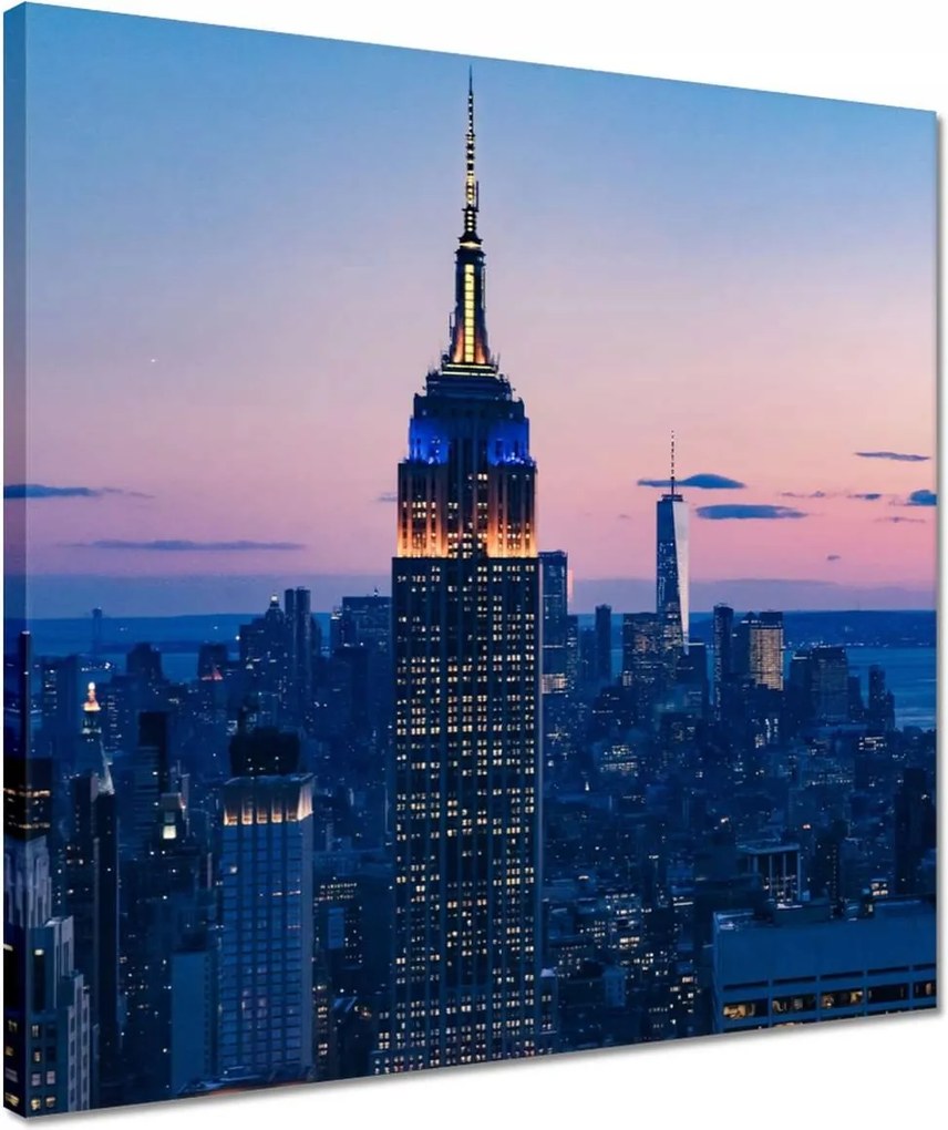 Vászonkép 40x40 New York felülnézet