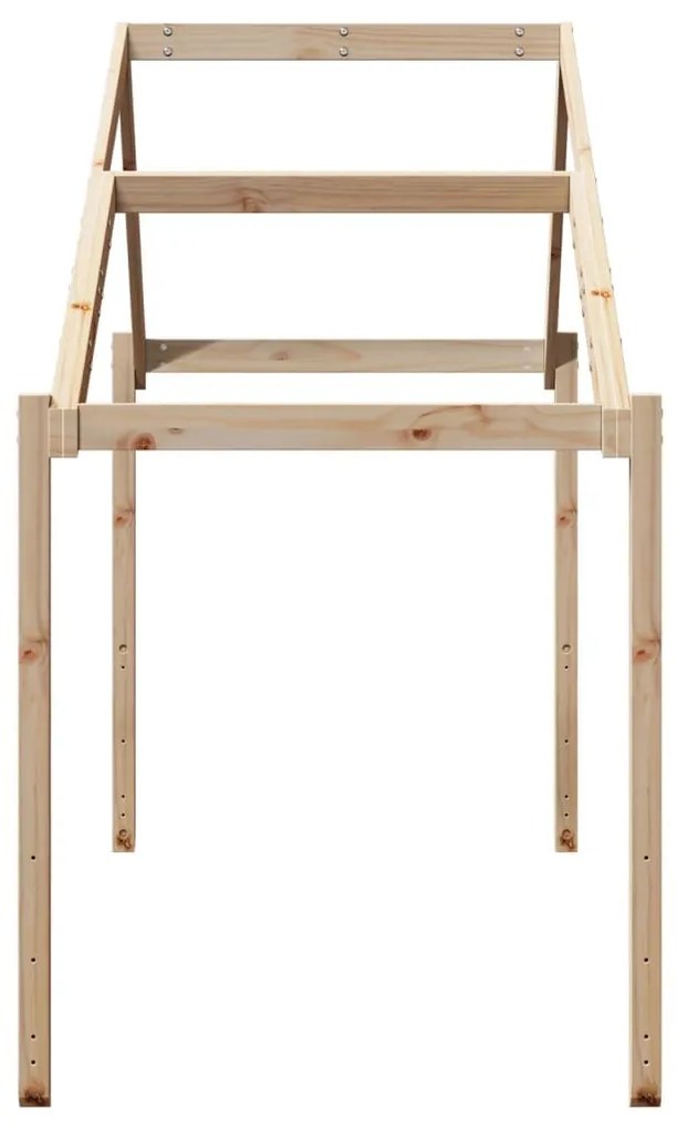 tömör fenyőfa gyerekágytető 213 x 85,5 x 144,5 cm