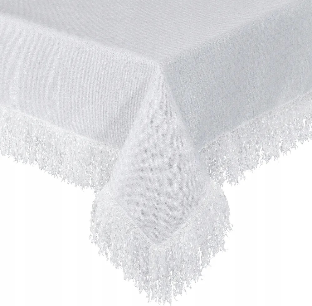 Abrosz dekoratív Jasper 140x180 Eurofirany fehér rojtokkal