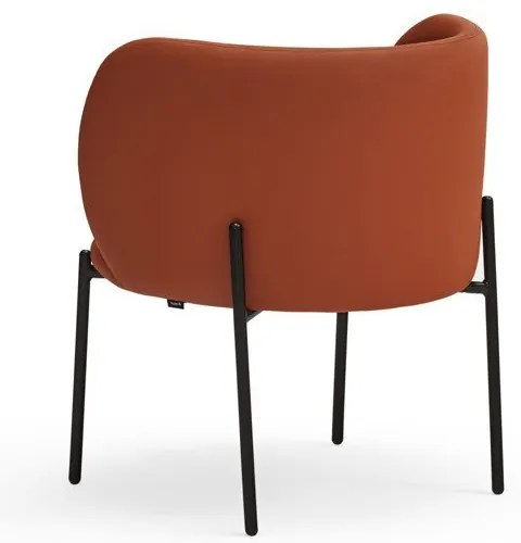 Narancssárga műbőr fotel Mogi - Teulat