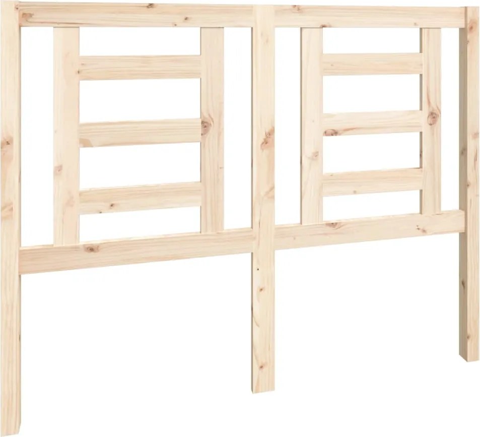 vidaXL tömör fenyőfa ágyfejtámla 126 x 4 x 100 cm