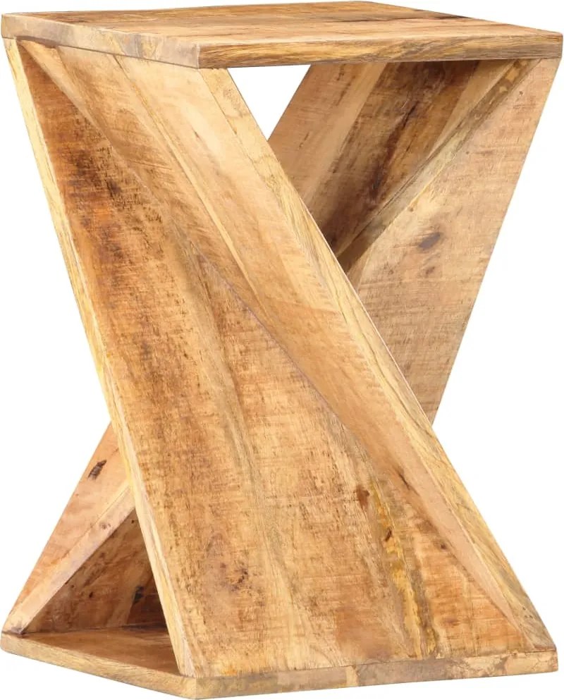 vidaXL tömör mangófa kisasztal 35 x 35 x 55 cm
