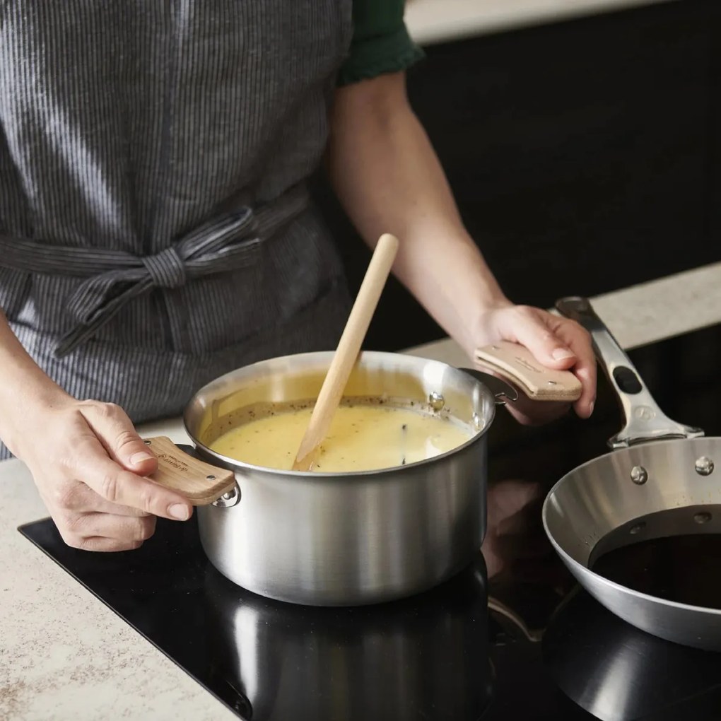 De Buyer 3660.02 LOQY levehető fogantyúpár, fa