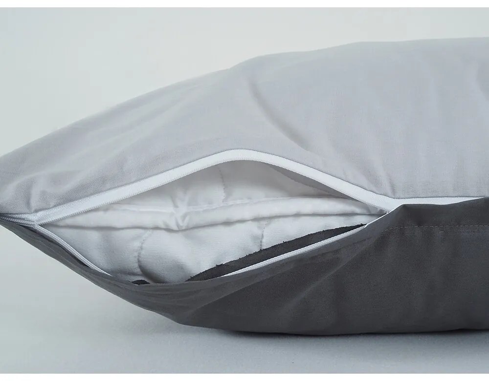 B.E.S. Petrovice Pamut ágynemű Double face antracit/szürke