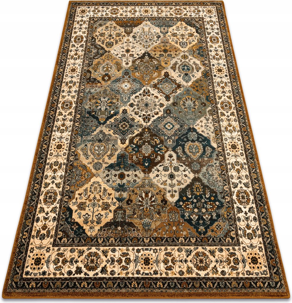 Szőnyeg Polonia 200x300 Samari barna Gyapjú #POL227