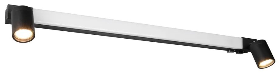 Matt fekete LED fali lámpa Enrico – Trio