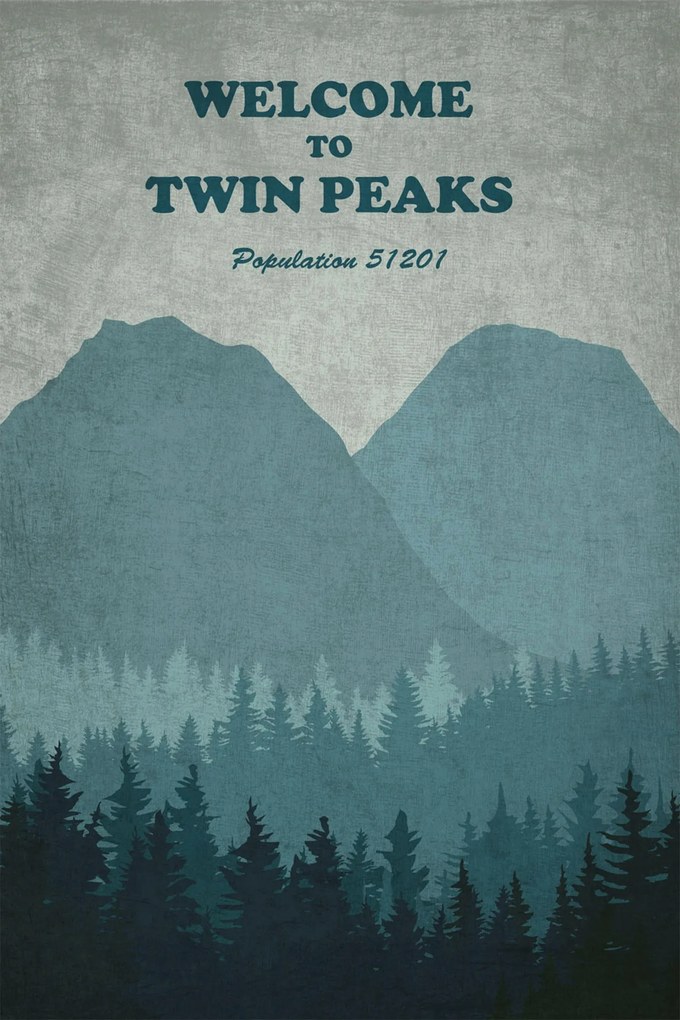 Poszter Twin Peaks Art Poster Tv sorozat A1+ formátum