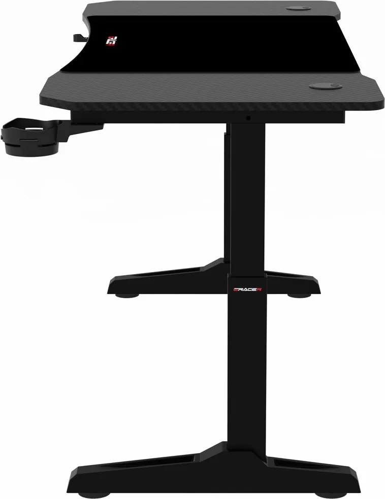 NERO állítható gamer asztal 120 × 60 cm