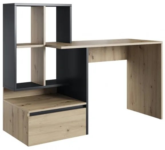 PC asztal Paca 2 (artisan tölgy + antracit). 1048465