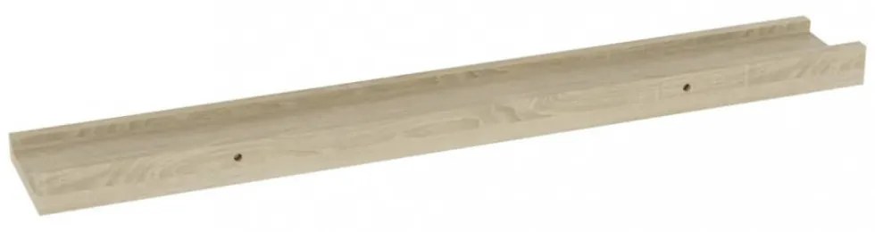 4 db sonoma tölgy színű fali polc 60 x 9 x 3 cm