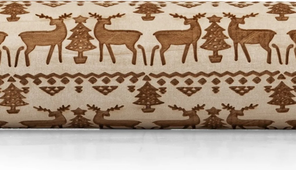 Toro nyujtófa rénszarvasos díszítéssel, 38 cm