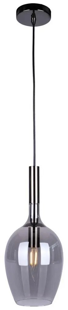 Csillár zsinóron TANGO 1xE14/40W/230V fekete