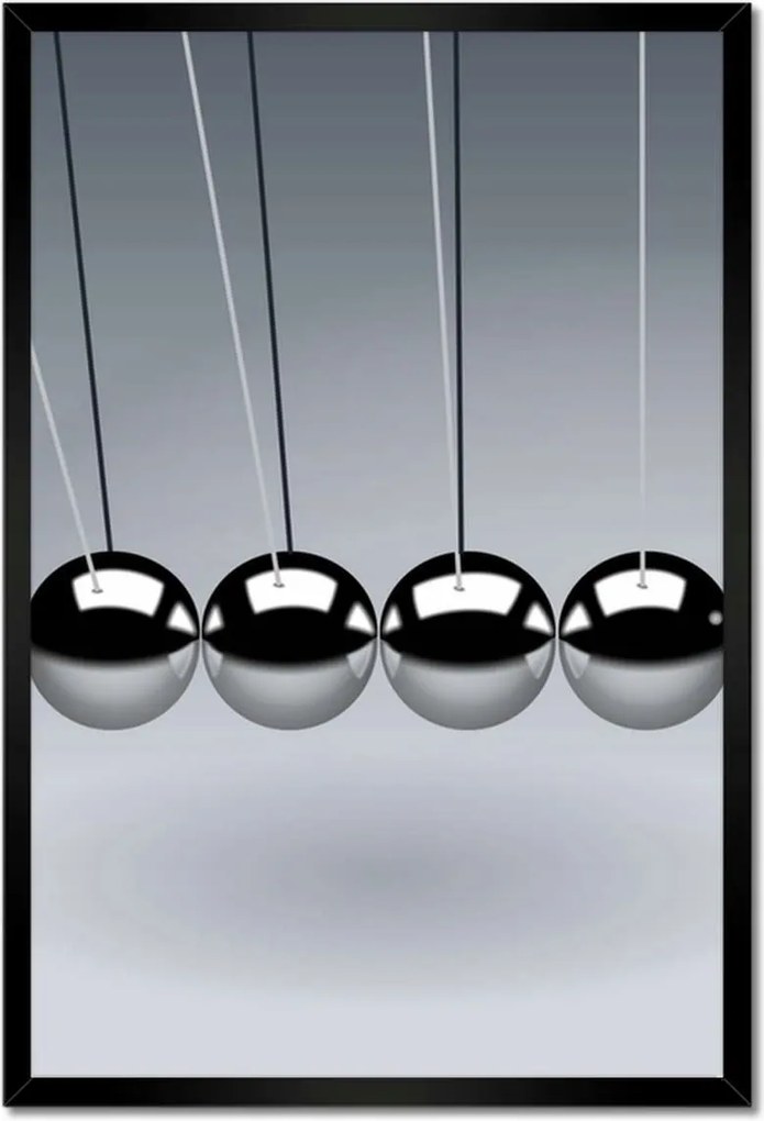 Poszterek keretben 40x60 Newton inga