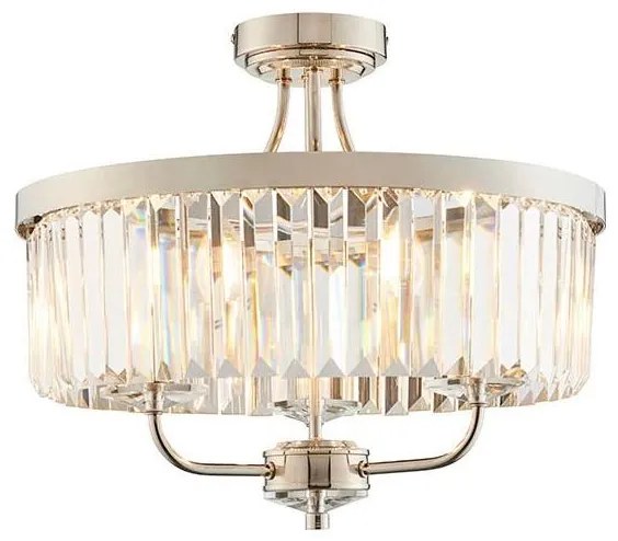 Endon 90264 - Felületre szerelhető CHESTERFIELD csillár 3xE14/6W/230V átmérő 45 cm, fényes króm