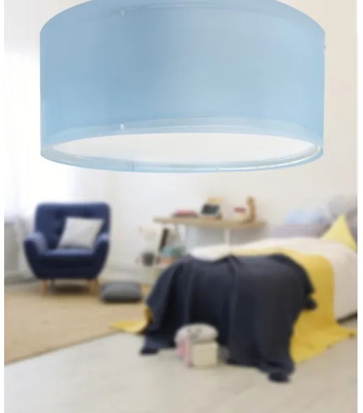 Dalber 42006T - Gyerek mennyezeti lámpa COLOR LIGHT 2xE27/15W/230V kék