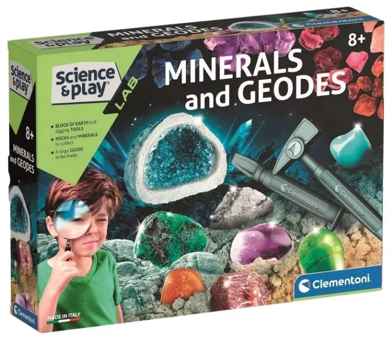 Ásványok és geódák Science tudományos szett Clementoni