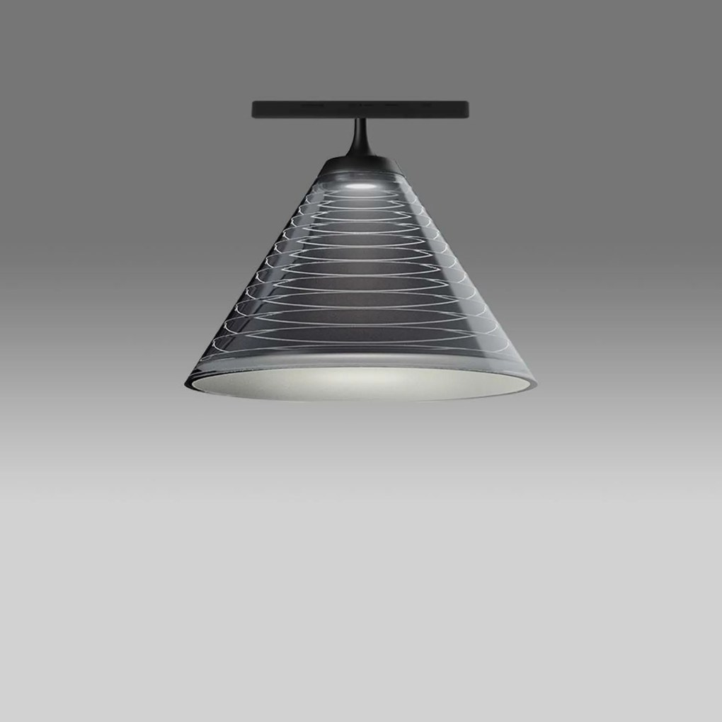 Artemide Look at Me Cone Track 35 Led lámpa, 20W, 3000K, fekete, IP20, 35cm-es kivitel