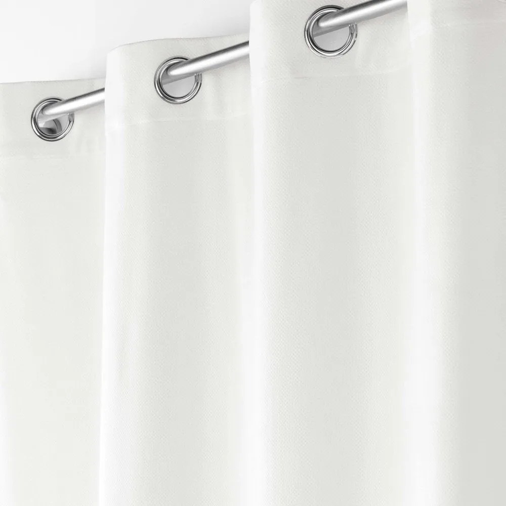 Fehér bársony függöny 140x260 cm Velouriane – douceur d'intérieur