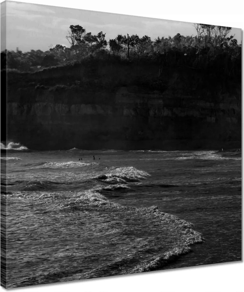 Vászonkép 40x40 Tengerpart sziklákkal Indonézia