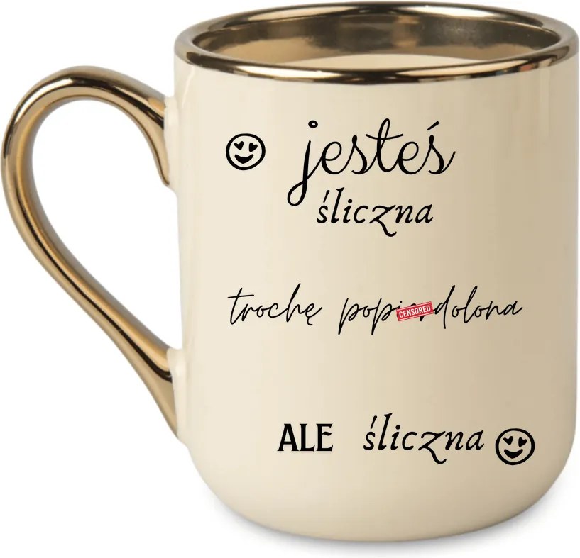 Elegáns bögre 'Csodálatos vagy' felirattal tökéletes ajándék 330 Krémszínű