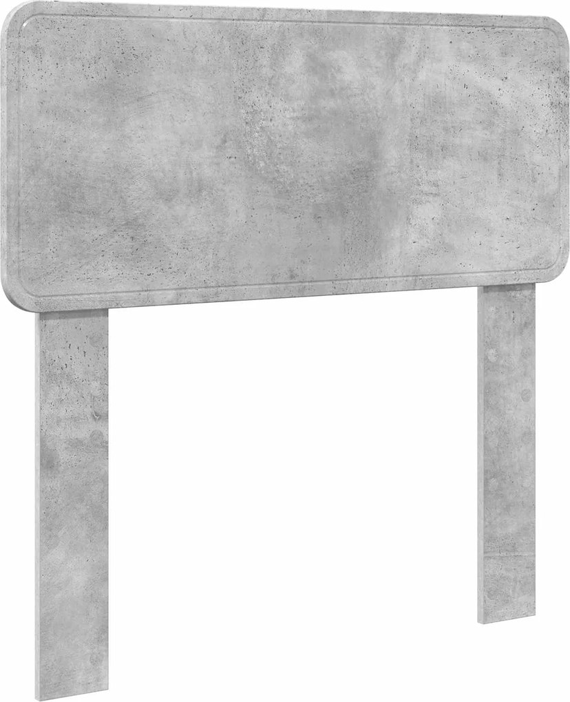 vidaXL Fejtámla Beton Szürke 80 cm Faanyag