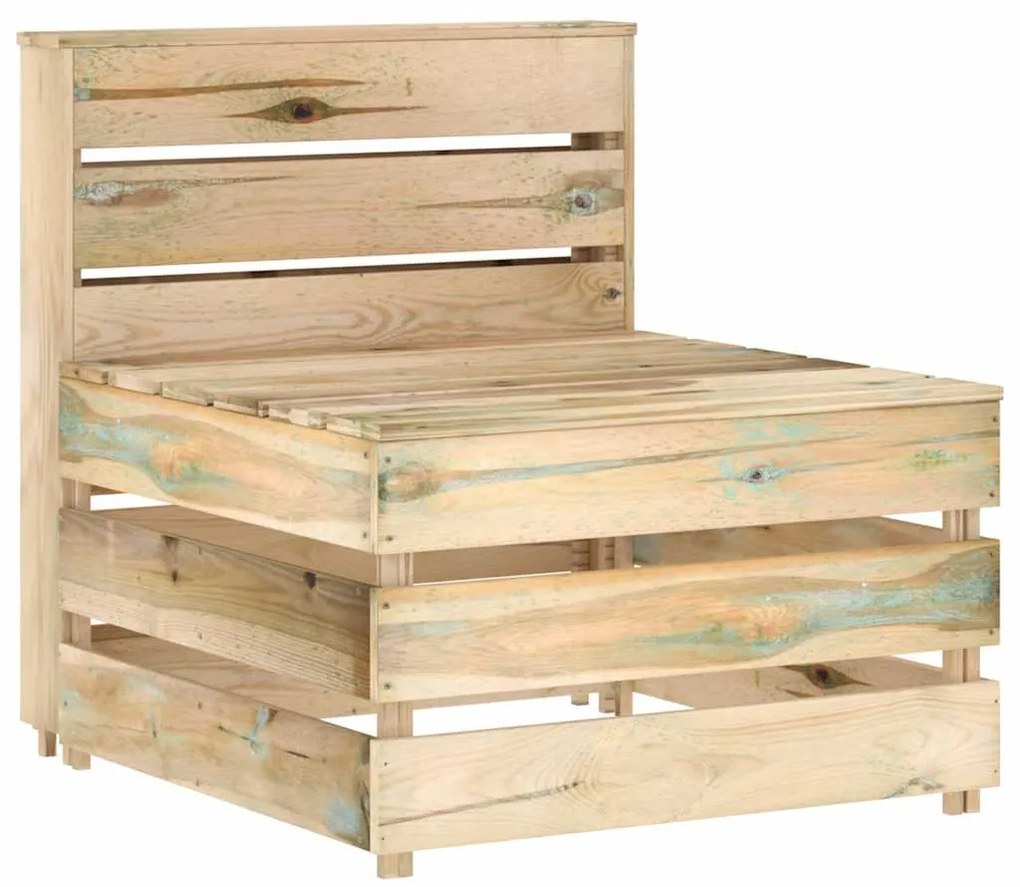 vidaXL impregnált fenyőfa kerti középső raklapkanapé