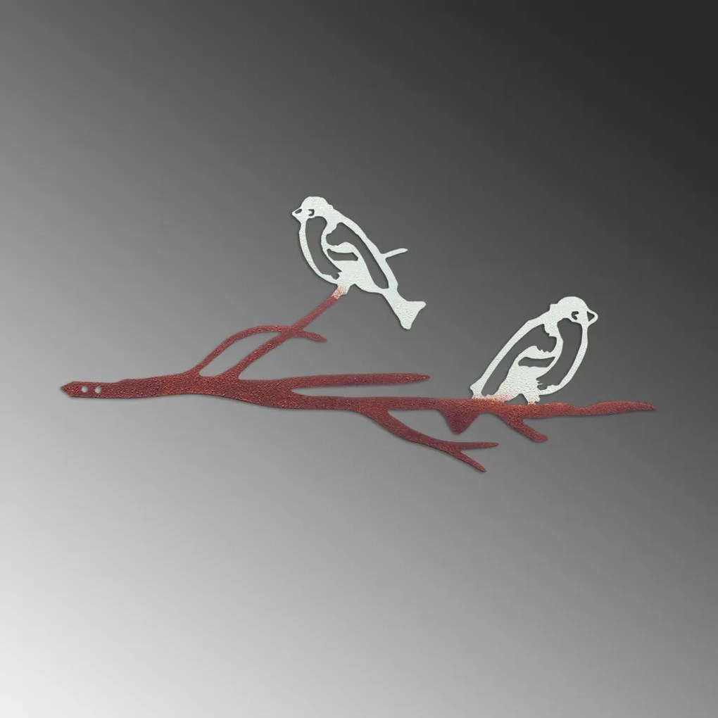 Bird fém kerti dísztárgy, 20×45 cm