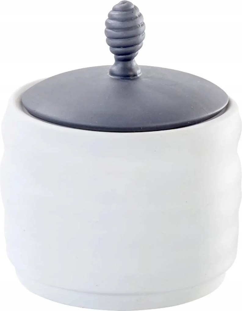 Cukortartó nagy Esztergált fehér Ćmielów Design Studio