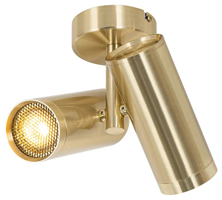 Design spotlámpa arany állítható 2-lámpás - Scopio Honey