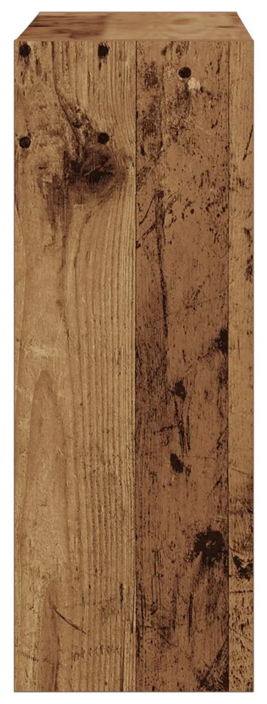 Cipőtároló Régi Fa 60x21x57 cm Műszaki Fa