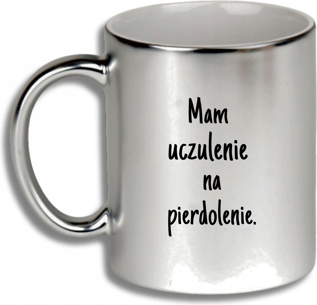 Ezüst Bögre Ajándék Különböző Alkalmakra Allergiás Vagyok