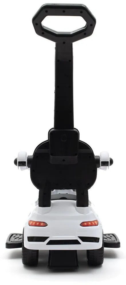 Zenélő bébitaxi vezetőrúddal Baby Mix RENDŐRSÉG fehér