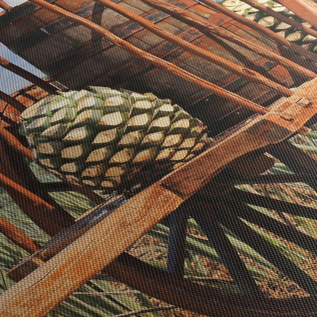 Kép - Oldalkocsi (órával) (90x30 cm)