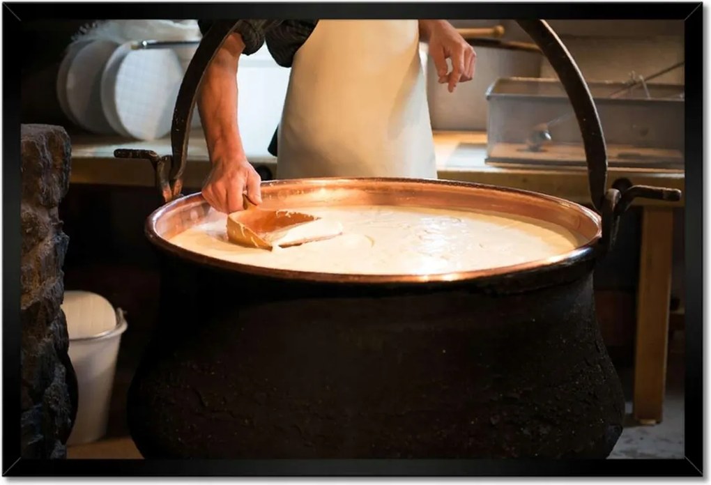 Poszterek keretben 60x40 Svájci sajt