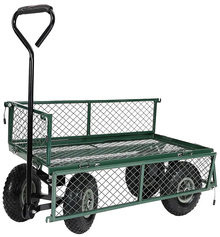 Fém kerti kézikocsi, 300 kg teherbírással