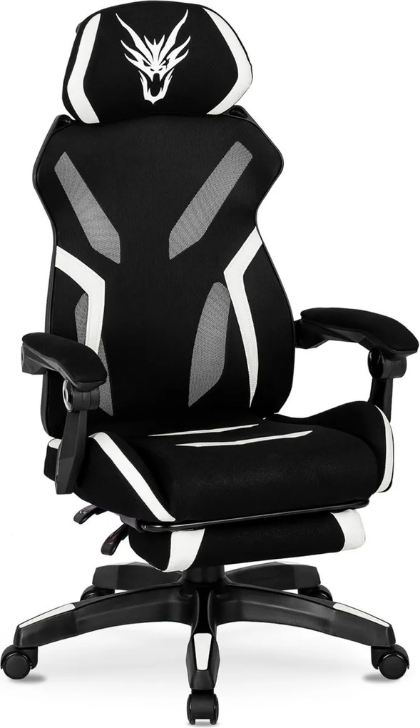 Gaming forgószék fekete/fehér színben MAXIMO