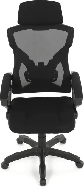 Irodai szék, magasságában állítható, fekete szövet, KA-R223 BK