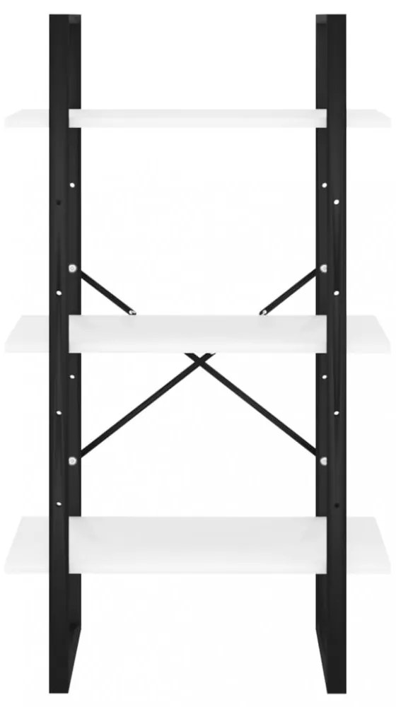 fehér forgácslap tárolópolc 60 x 30 x 105 cm