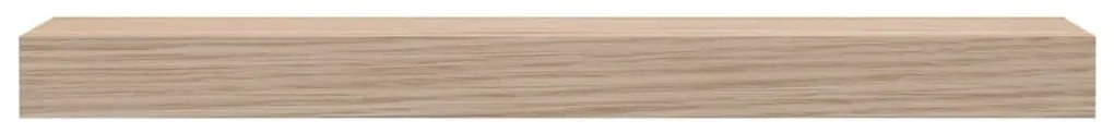 4 db szerelt fa függőpolc 50 x 23,5 x 4 cm