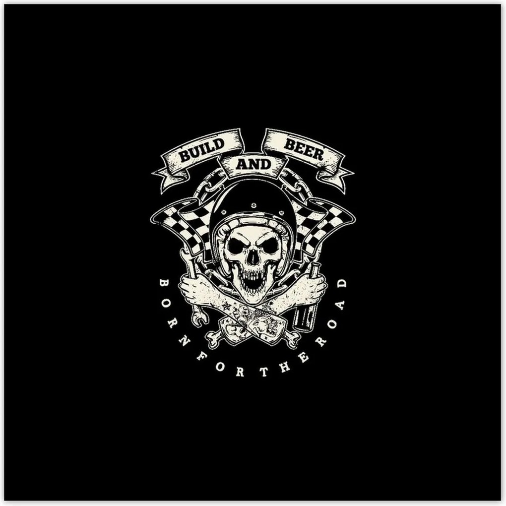 Poszterek 100x100 Motorkerékpáros hangulat