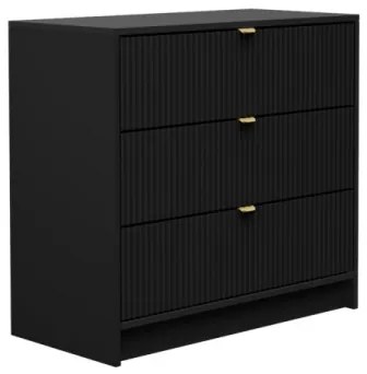 Szekrény TIRENO 75x80 cm fekete