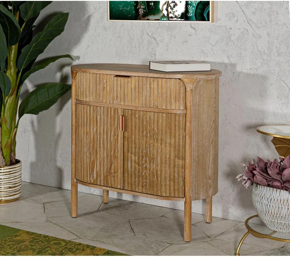 Natúr színű jegenyefenyő komód 81x82x46 cm Gothenburg – Mauro Ferretti