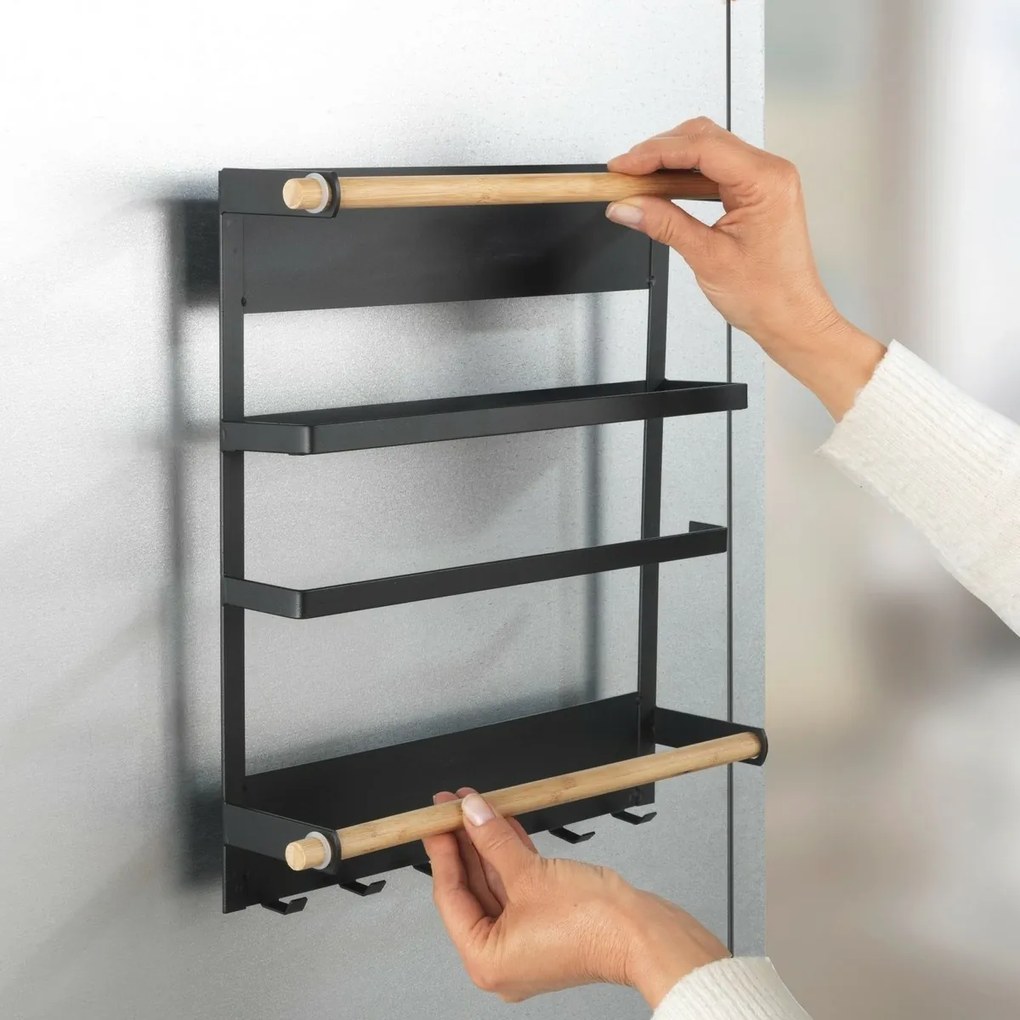 Wenko Magna fali konyhai szervező, fekete