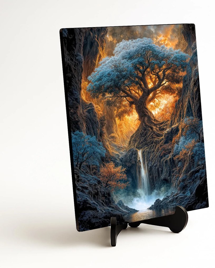 DUBLEZ | Fából készült életfa kép - Ősök emlékei