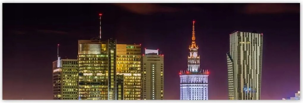 Poszterek 200x66 Város éjszaka