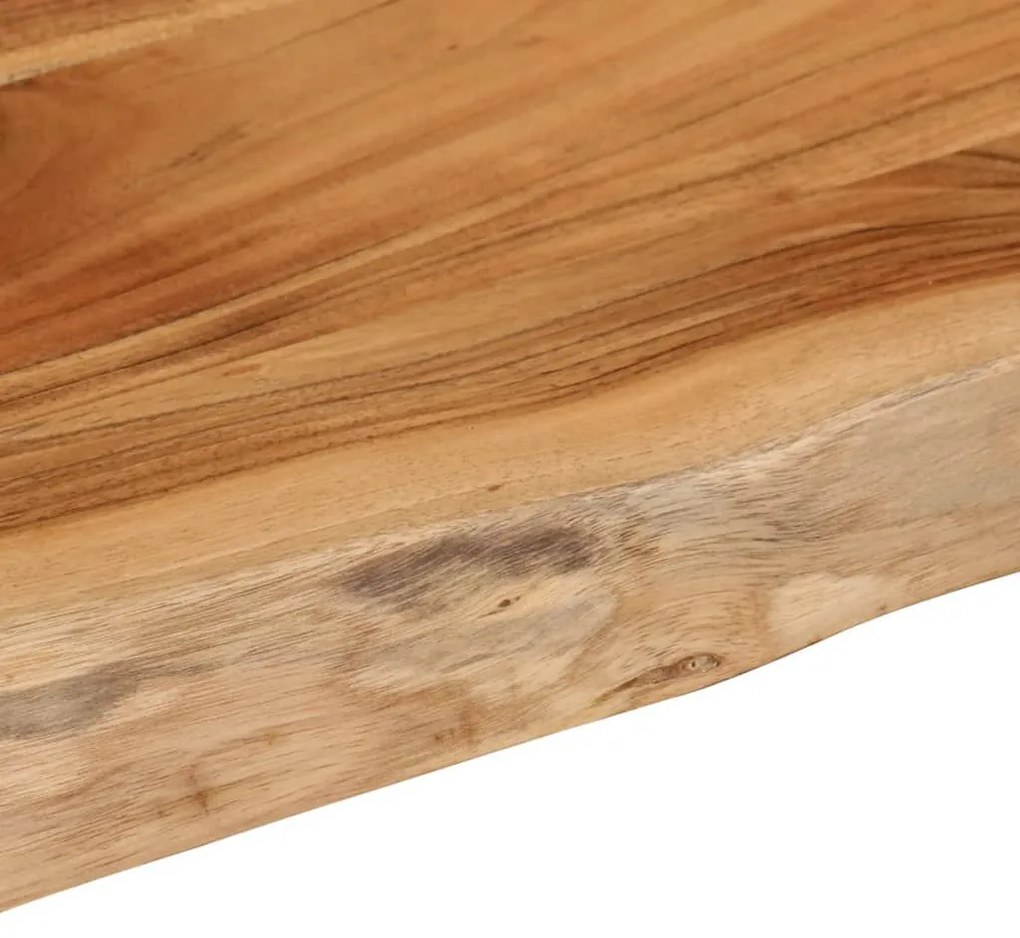 tömör akácfa téglalap alakú asztallap 90 x 40 x 2,5 cm