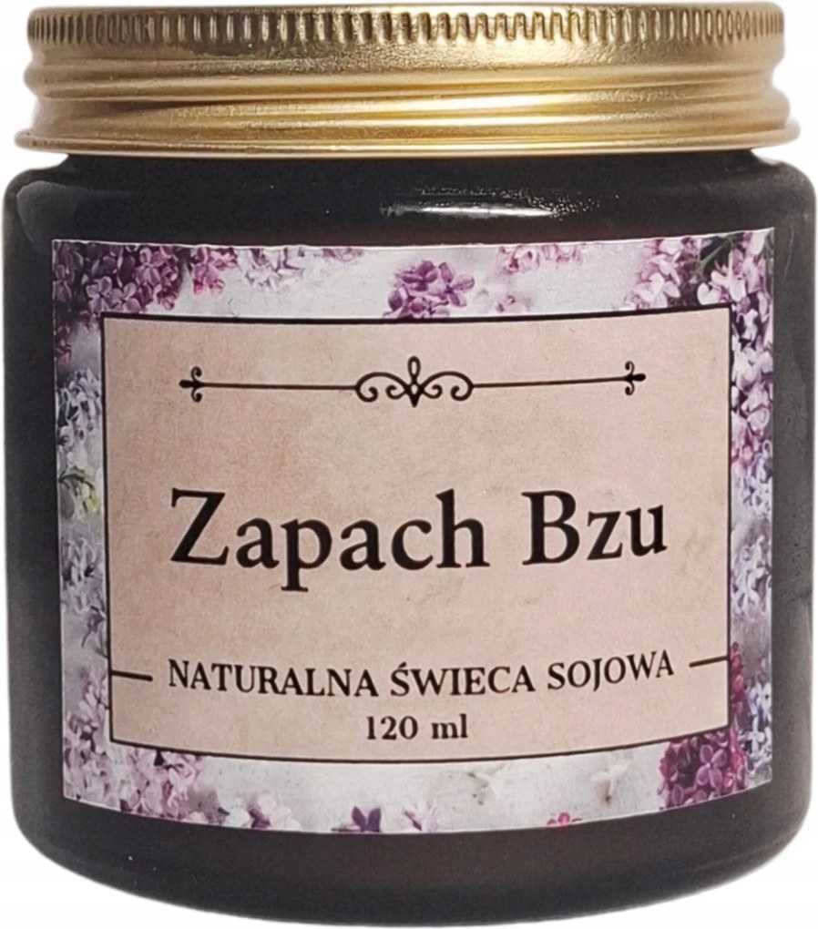 Természetes szójagyertya – Bodza illat 120 ml kézzel készített
