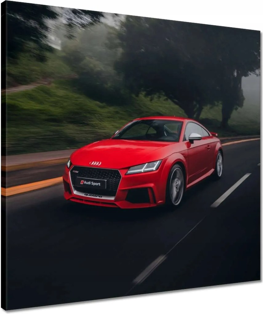 Vászonkép 50x50 Piros Audi Autó